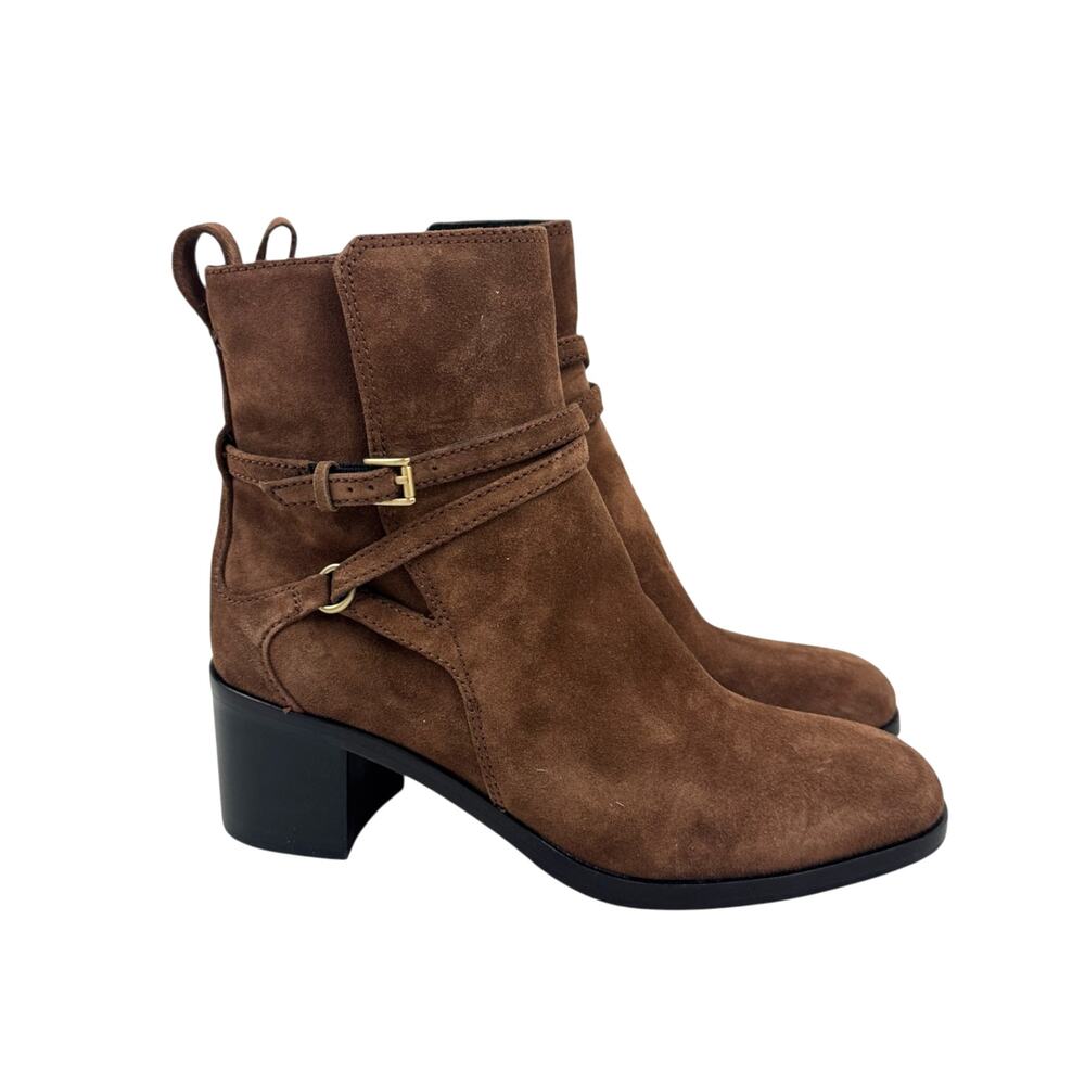 NEW Rag & Bone Brown Suede Buckle Boot